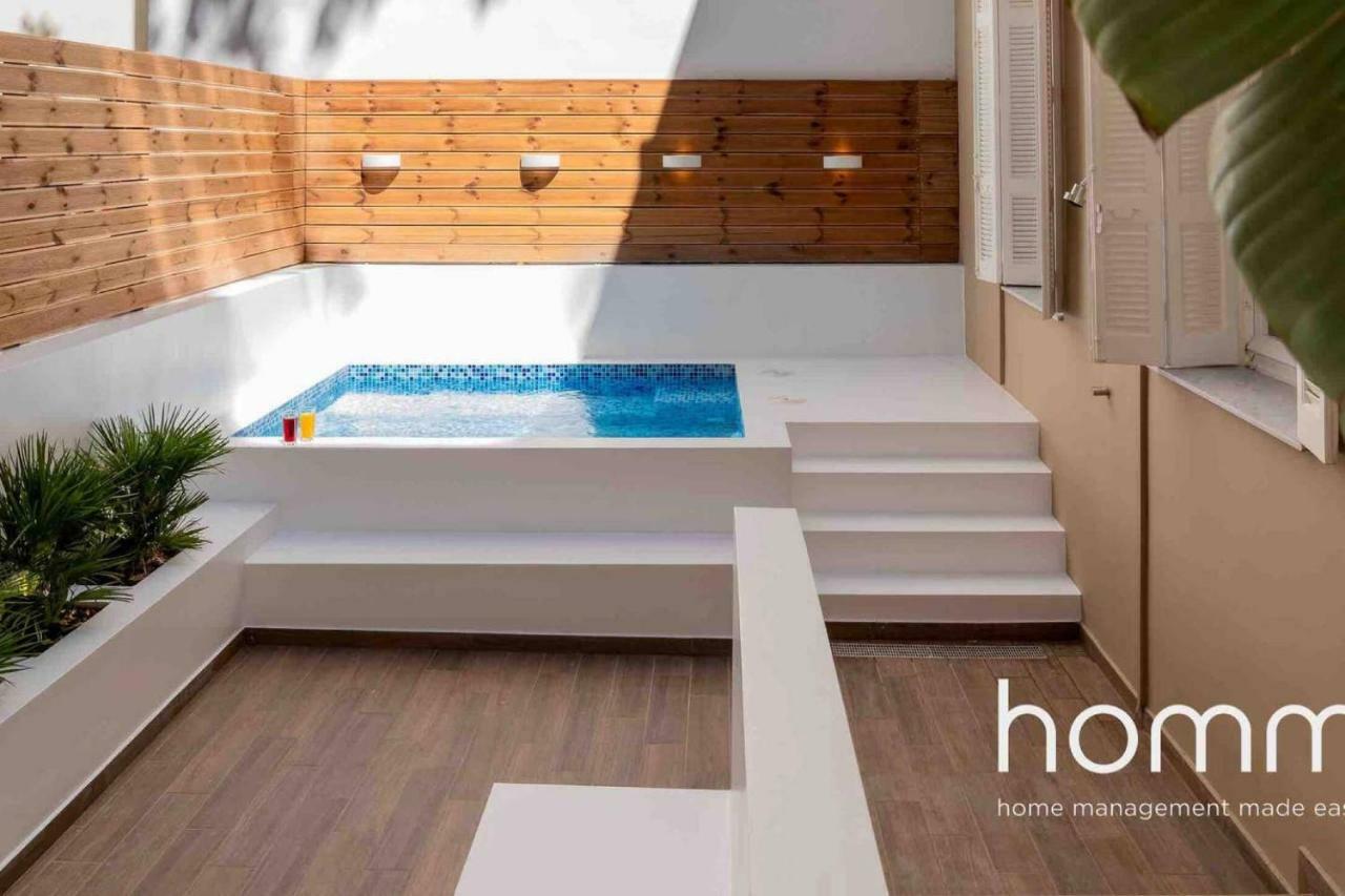 Nemeseos 1St Floor Homm Apartment With Roof Garden And Wading Pool Athens Exterior photo